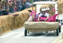 【66款】国外自制肥皂盒汽车比赛轻松搞笑视频素材